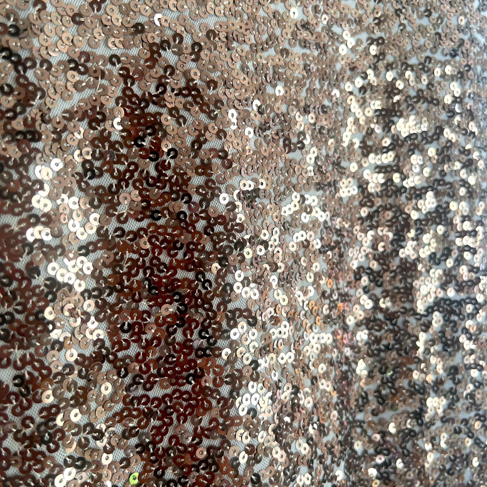 Badgley Mischka Gold Sequin Dress - Picture 6 of 6